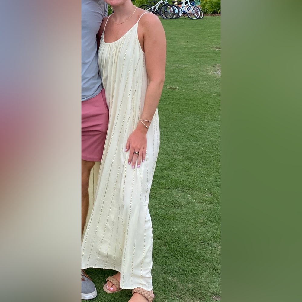 Yellow maxi gold stripes